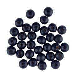 AussieSuperStore Jewellery Making Supplies Black Bead Wooden Round 8mm (in 3 colors) Bead Wooden Round 8mm (in 3 colors) | Jewellery Making Beads 9323823129156 WB024